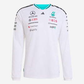 Adidas AUTHENTIC MERCEDES-AMG PETRONAS F1 TEAM LS PILOT'S JERSEY
