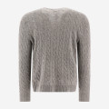 Polo Ralph Lauren embroidered cable-knit sweater