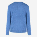 Polo Ralph Lauren embroidered cable-knit sweater