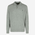 Polo Ralph Lauren embroidered cable-knit sweater