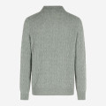Polo Ralph Lauren embroidered cable-knit sweater