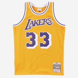 Mitchell & Ness Kareem Abdul-Jabbar Los Angeles Lakers 1984-85 Swingman Jersey
