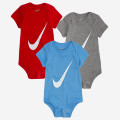 Nike Infant Swoosh Logo 3-Pack Bodysuits