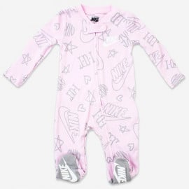 Nike Baby (0-9M) Footed Full-Zip Coverall