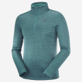 Salomon Essential Lightwarm Seamless Half Zip Running Top