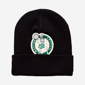 Mitchell & Ness NBA Chenille Logo Boston Celtics Cuff Knit Beanie