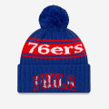 New Era NBA 2021 Draft Philadelphia 76ers Pom Knit Beanie