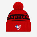 New Era NBA 2021 Draft Toronto Raptors Pom Knit Beanie