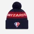 New Era NBA 2021 Draft Washington Wizards Pom Knit Beanie