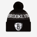 New Era NBA 2021 Draft Brooklyn Nets Pom Knit Beanie