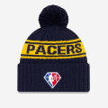 New Era NBA 2021 Draft Indiana Pacers Pom Knit Beanie