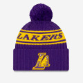 New Era NBA 2021 Draft Los Angeles Lakers Pom Knit Beanie