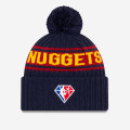 New Era NBA 2021 Draft Denver Nuggets Pom Knit Beanie