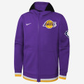 Nike Kids Dri-Fit NBA Los Angeles Lakers Showtime Full-Zip Hoodie