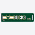 NBA Milwaukee Bucks Metal Street Sign