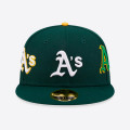 New Era MLB Oakland Athletics 59FIFTY Low Profile Fitted Logo Cap