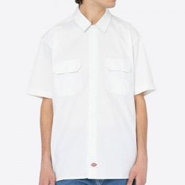 Dickies Ford Racing Retro Patch Short Sleeve Work Shirt – Classic Mustang GT – Men’s S To 5XL