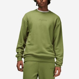 Air Jordan Wordmark Fleece Crewneck Sweatshirt "light olive"