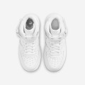 Nike Force 1 Mid LE Little Kids' Shoes "Triple White"