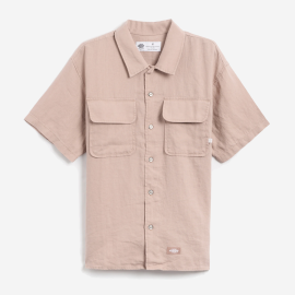 Dickies Men's Linen Short Sleeve Work Shirt