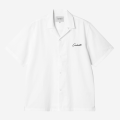 Carhartt WIP SS Delray Shirt "White Black"