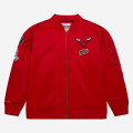 Mitchell & Ness Lightweight Satin Bomber Vintage Logo Chicago Bulls