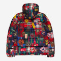 Polo Ralph Lauren Water-Repellent Plaid-Print Down Coat Mountain Guide Patchwork