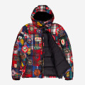 Polo Ralph Lauren Water-Repellent Plaid-Print Down Coat Mountain Guide Patchwork