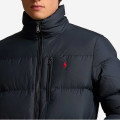 Polo Ralph Lauren Hooded Quilted Jacket With Side Zipper