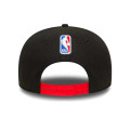 Chicago Bulls NBA Statement Black 9FIFTY Snapback Cap